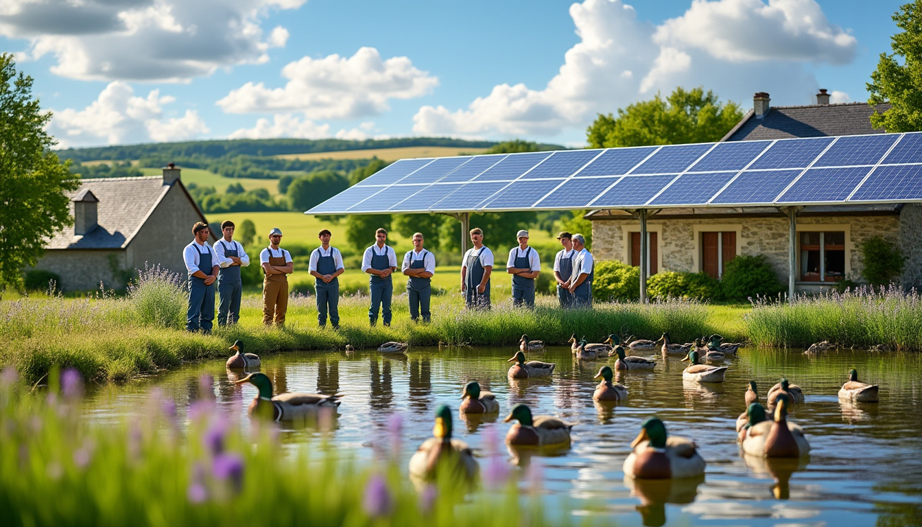 découvrez comment des éleveurs vendéens de canards envisagent d'installer une ombrière solaire pour améliorer leur exploitation, malgré l'absence d'étude d'impact environnemental. un projet qui soulève des questions sur la durabilité et la protection de l'environnement en milieu rural.
