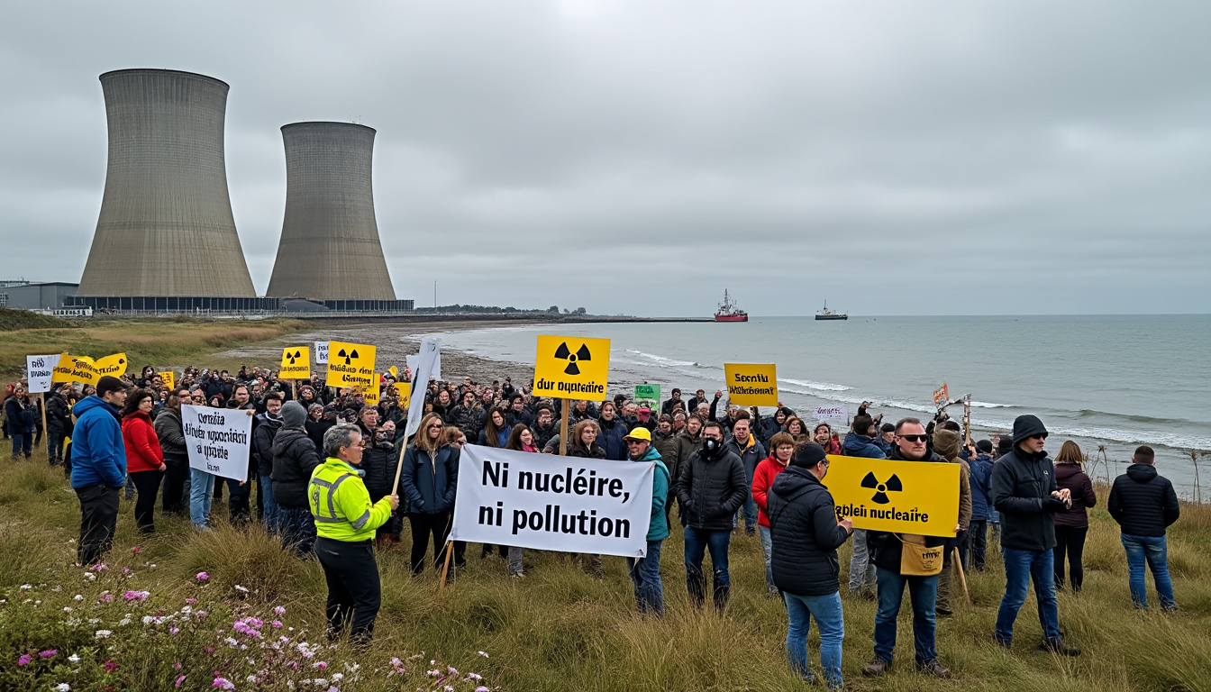 sortir du nucléaire dépose une plainte contre la centrale de paluel en raison d'une pollution chimique affectant la manche. découvrez les détails de cette action et son impact sur l'environnement et la santé.