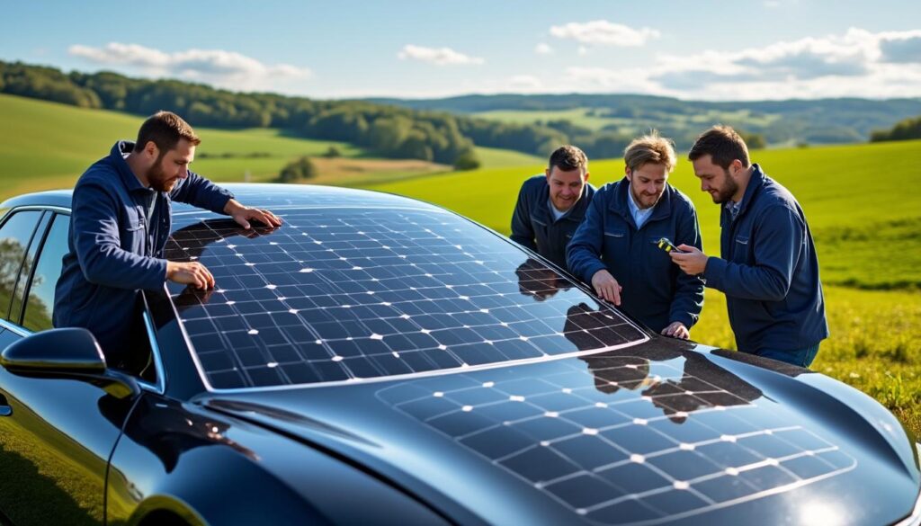 découvrez comment des canadiens révolutionnent l'industrie automobile avec des panneaux solaires intégrés à la carrosserie de véhicules, une innovation qui prend racine en plein cœur de la nièvre. explorez l'avenir de la mobilité durable grâce à cette technologie prometteuse.