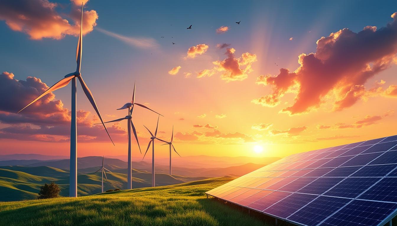 découvrez comment l'éolien et le solaire franchissent de nouveaux records historiques, marquant une étape clé dans la transition énergétique et la production d'électricité durable.