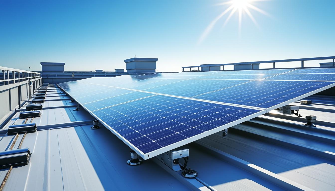 découvrez comment assurer un lestage correct et sécuriser vos panneaux solaires sur toit plat : conseils pour limiter la prise au vent et garantir la sécurité de votre installation.