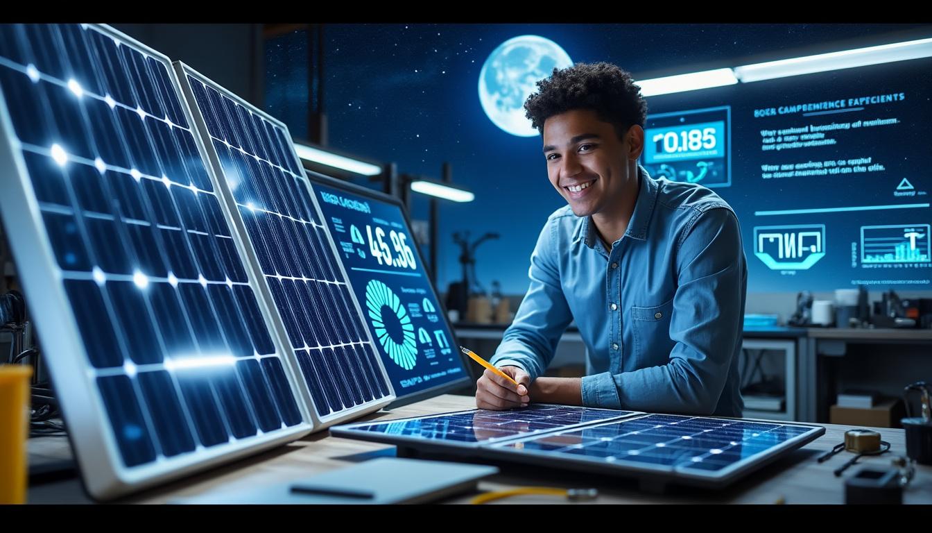 découvrez comment un youtubeur repousse les limites de l'énergie solaire avec des panneaux innovants capables de produire de l'électricité grâce à la lumière de la lune. une véritable révolution dans le domaine des énergies renouvelables !