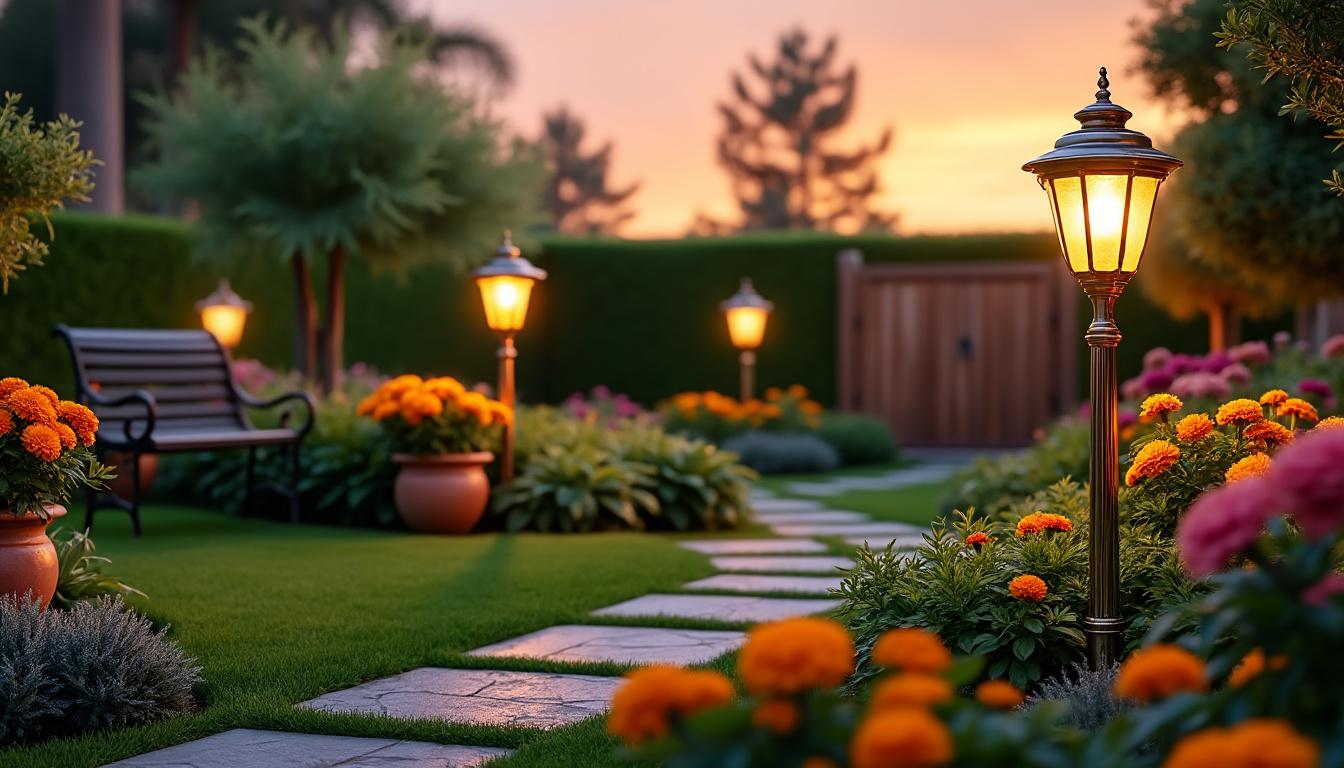 découvrez comment aménager votre jardin avec des lampes solaires décoratives pour créer une ambiance chaleureuse et conviviale, tout en profitant d'une solution écologique et économique.