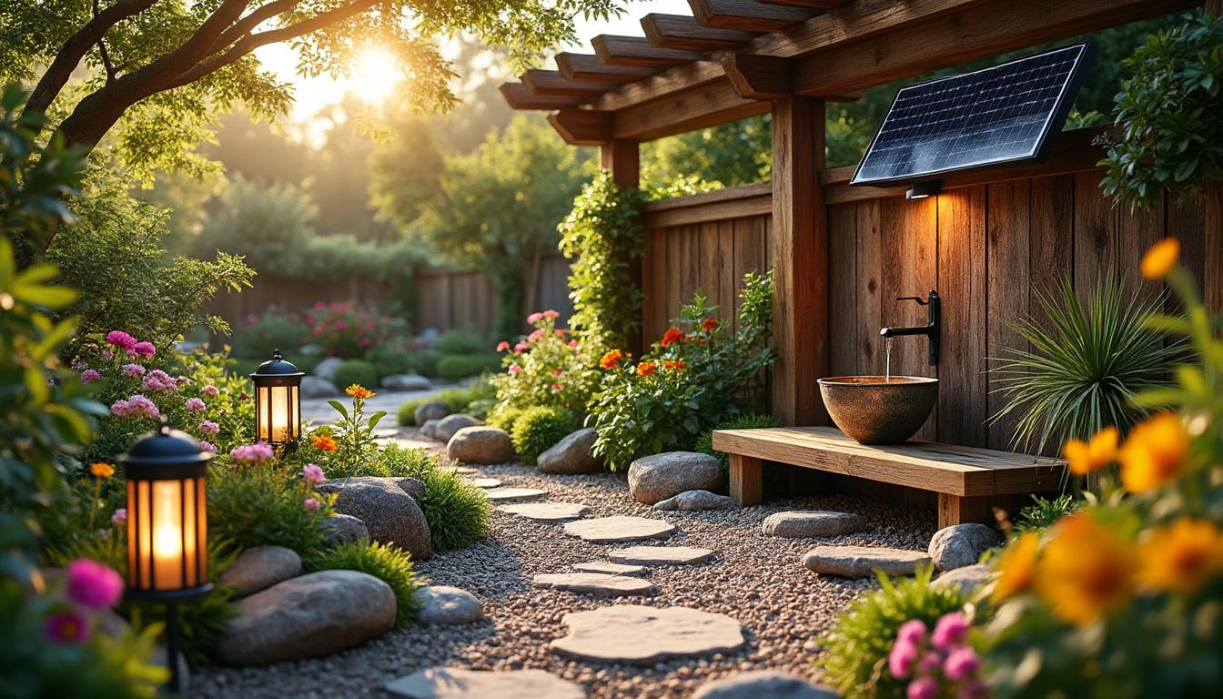 découvrez des idées déco solaires innovantes pour aménager un jardin écologique et durable, alliant esthétique, économies d'énergie et respect de l'environnement.